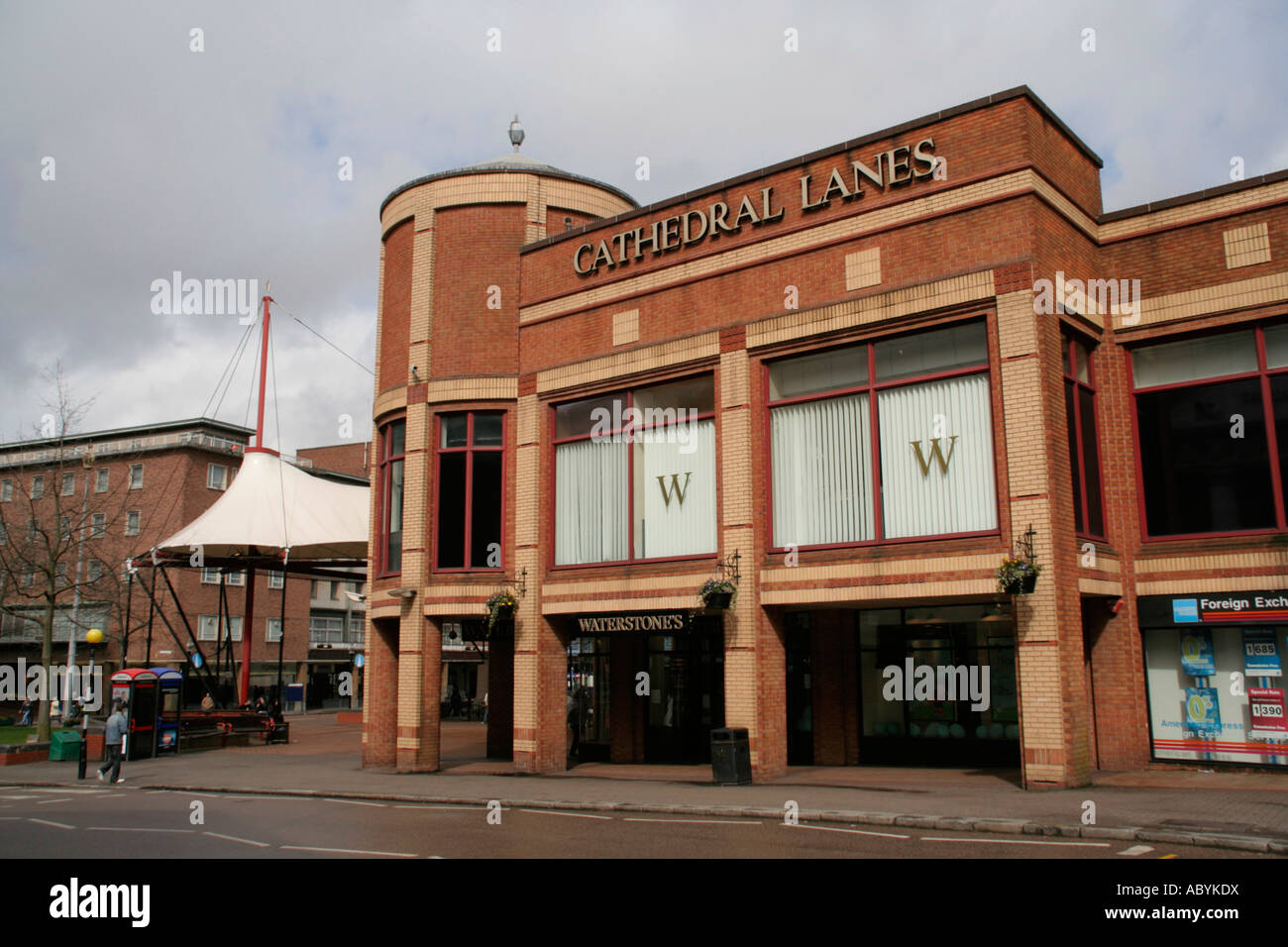 coventry city cathedral lanes shopping centre england uk gb Stock Photo