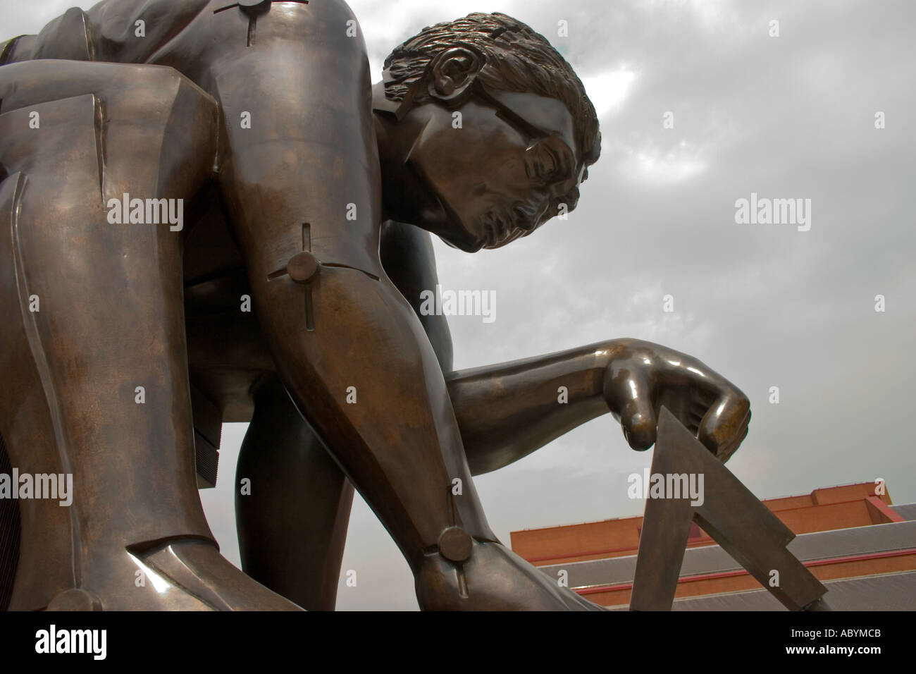British Library Statue Stock Photo Alamy