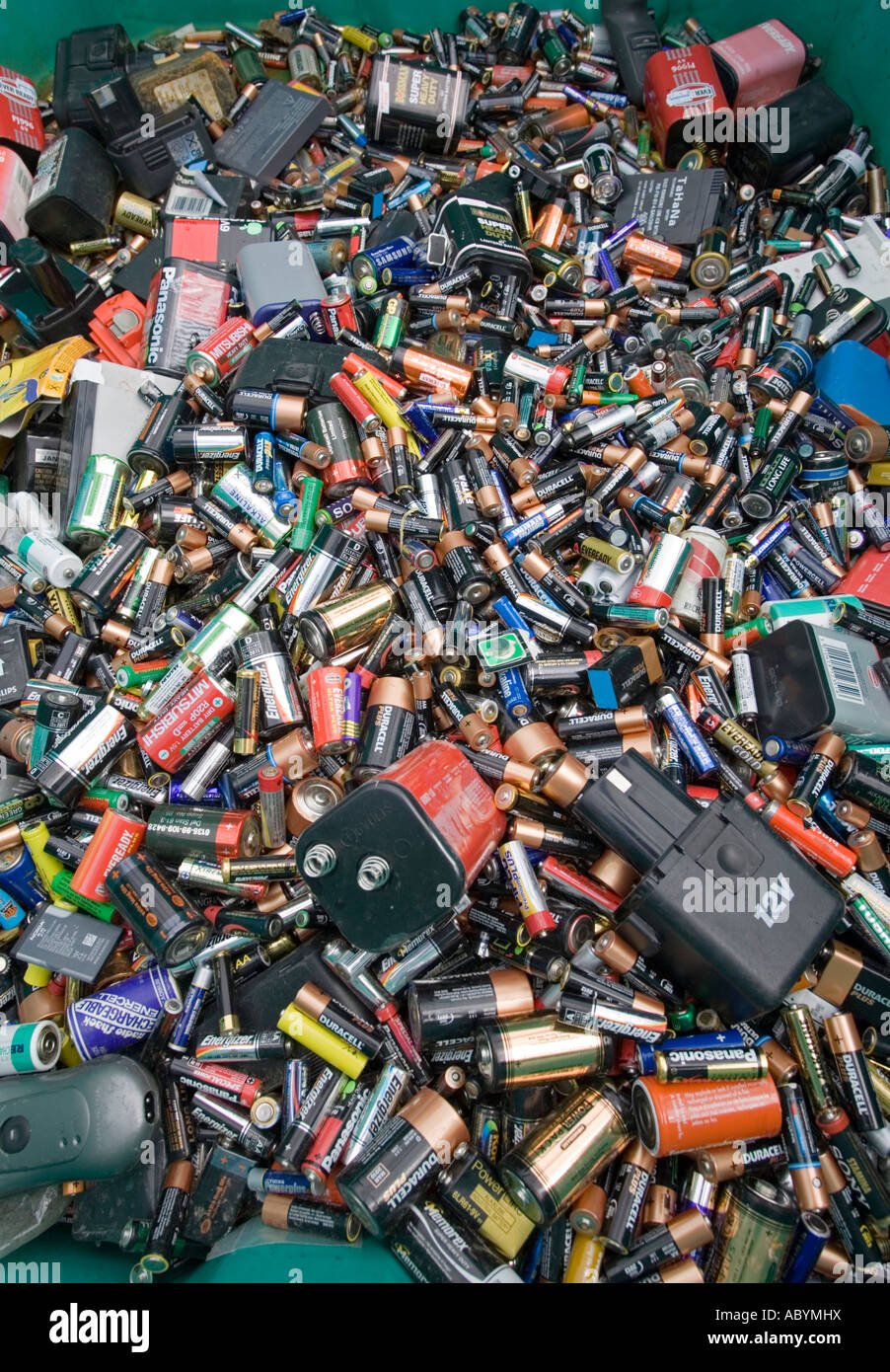 Pile used dry cell batteries hires stock photography and images Alamy