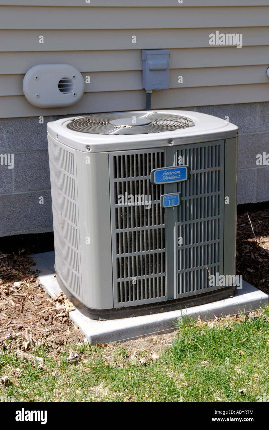 Residential Air conditioning unit supplies home with fresh cool air