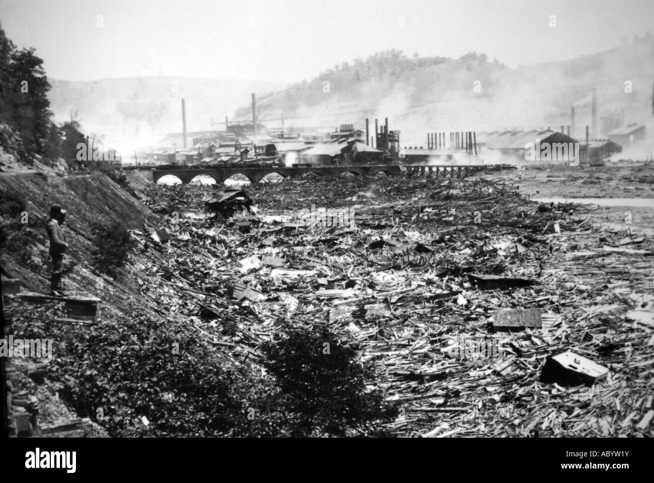 Johnstown Pennsylvania PA was the site of a devastating flood on May 31