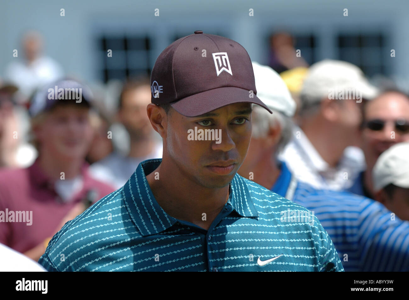 Tiger Woods at the US Open 2006 Stock Photo