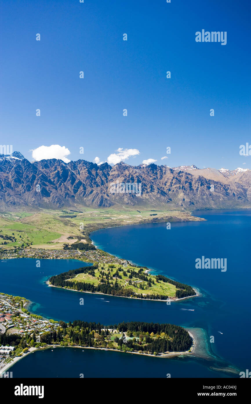 Queenstown Lake Wakatipu and The Remarkables South Island New Zealand ...