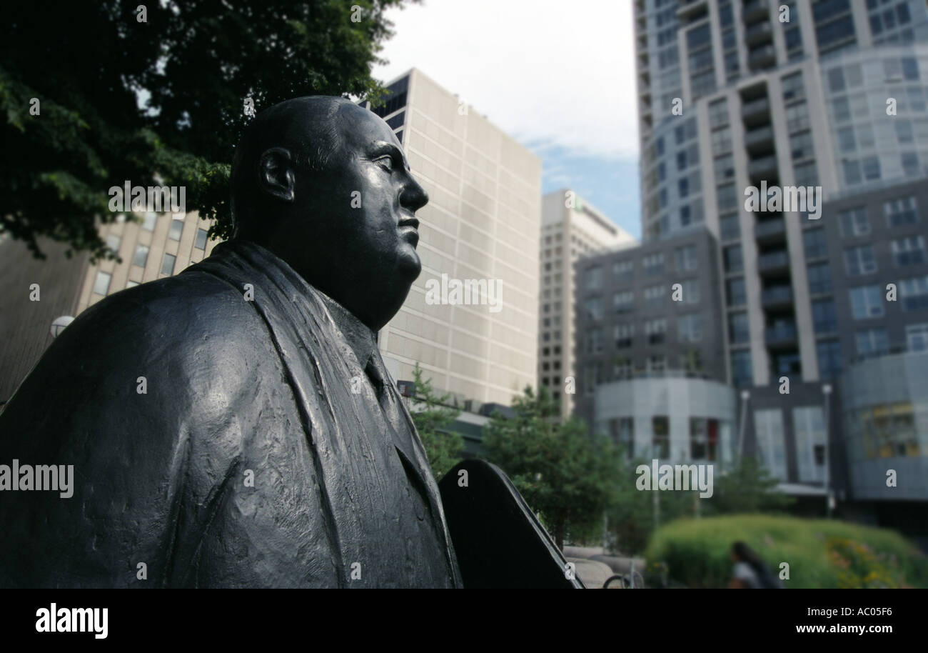 Statue downtown Toronto Canada Stock Photo Alamy