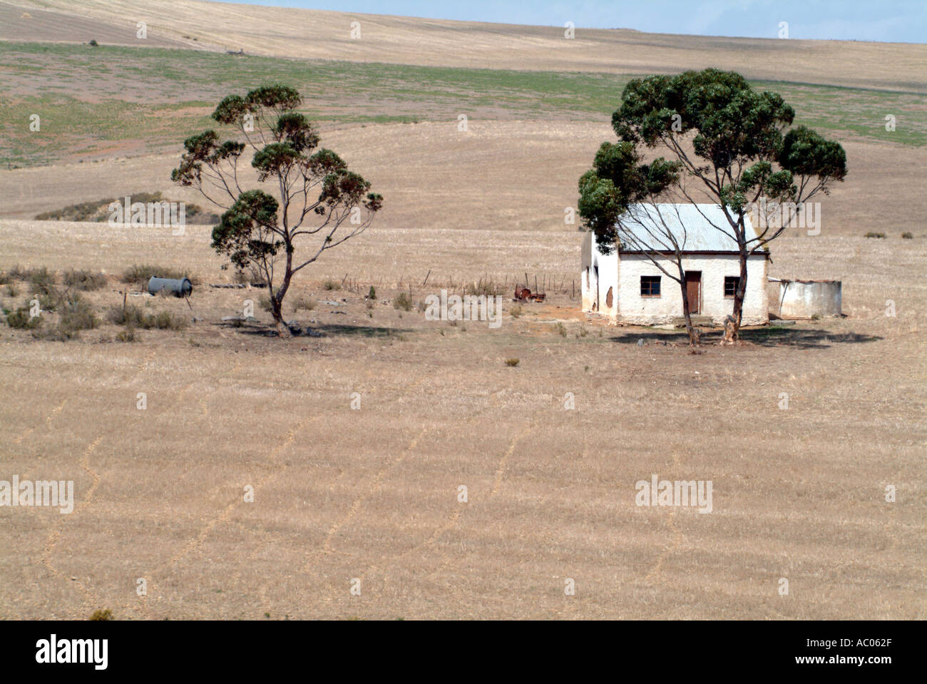 Farm workers cottage wheatlands Caledon Western Cape South Africa Stock