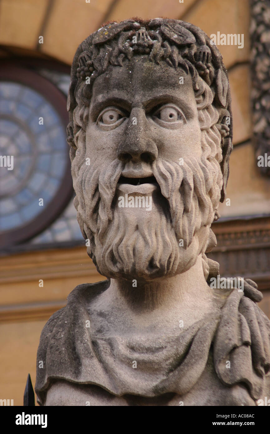 Roman emperor outside the Sheldonian theatre Oxford Stock Photo Alamy