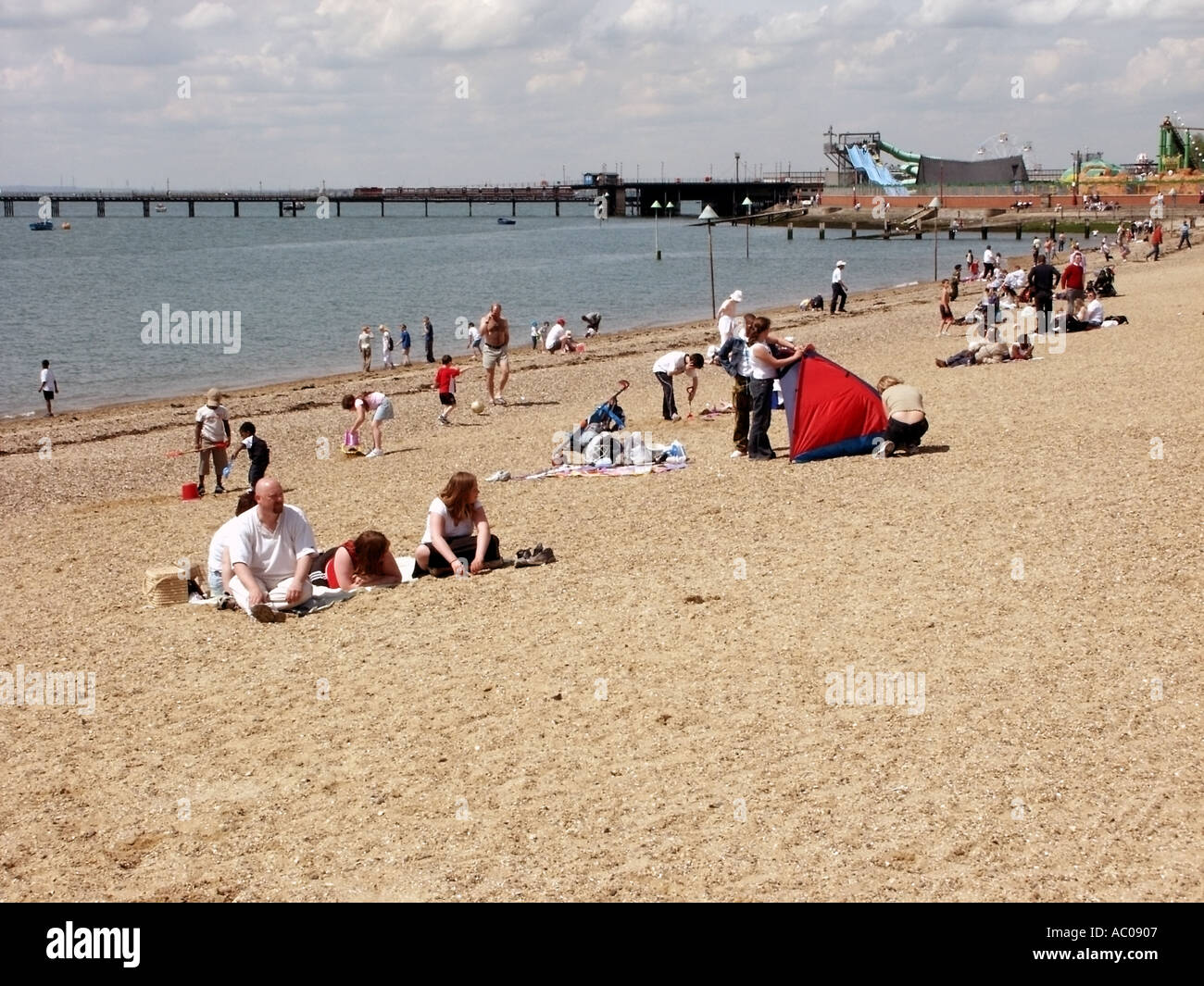 Southend on Sea seaside resort beside River Thames estuary Eastern