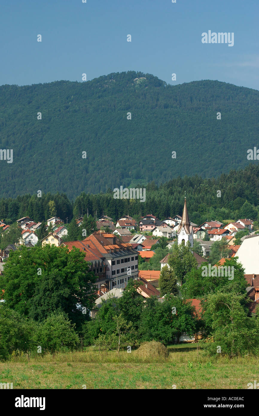 Health resort Dolenjske Toplice in Slovenia Stock Photo