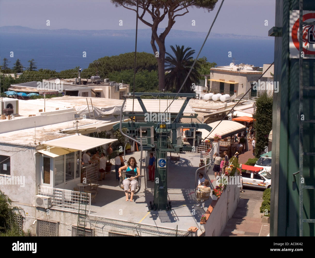 Chairlift mount solaro capri hi-res stock photography and images - Alamy