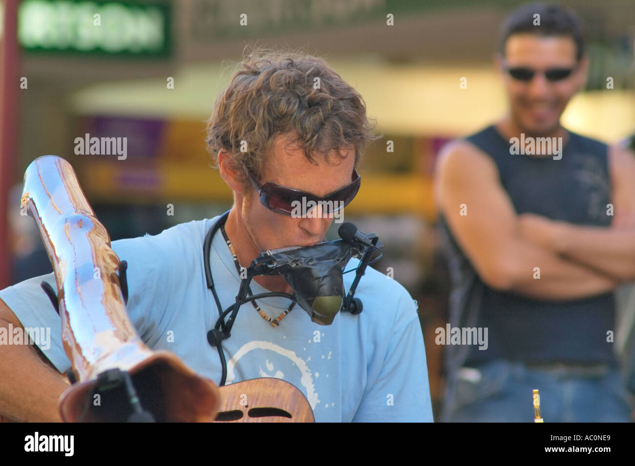 Western Australia Perth Murray Street Street musician The Harmonica Man