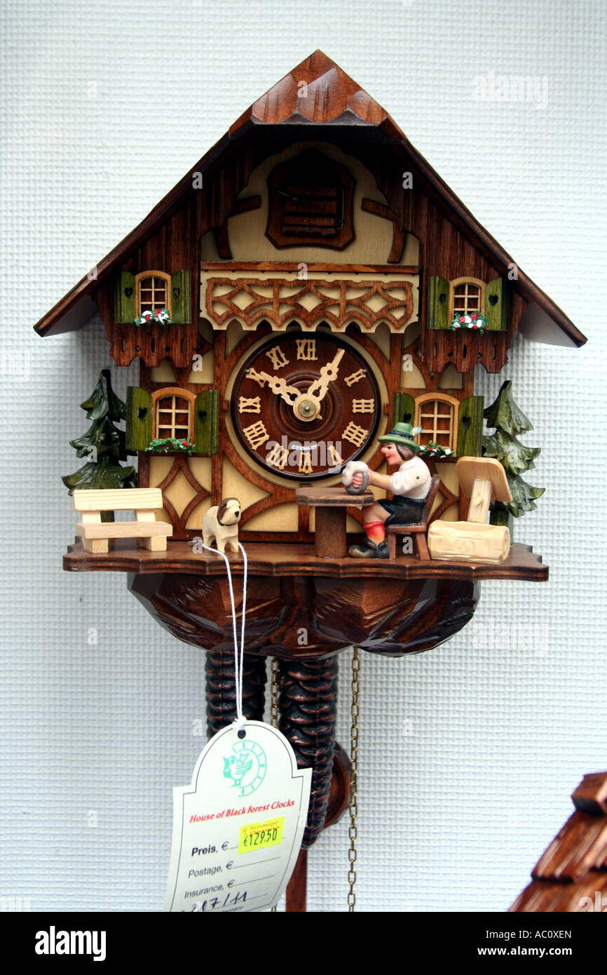 Cuckoo clock, Triberg, Black Forest, Schwarzwald, Germany Stock Photo