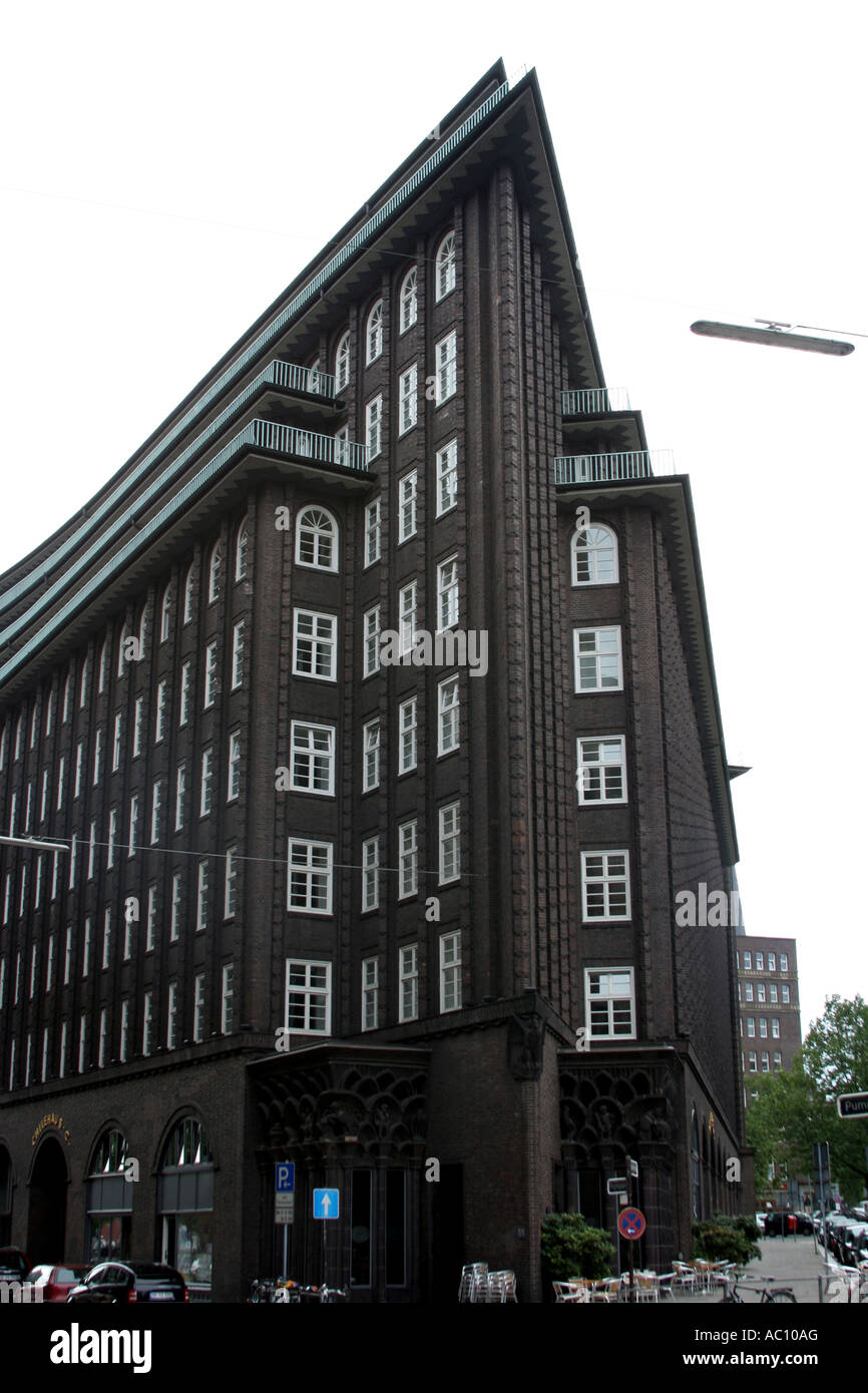 Chilehaus (Chile House) by Fritz Hoeger, Hamburg, Germany Stock Photo Alamy