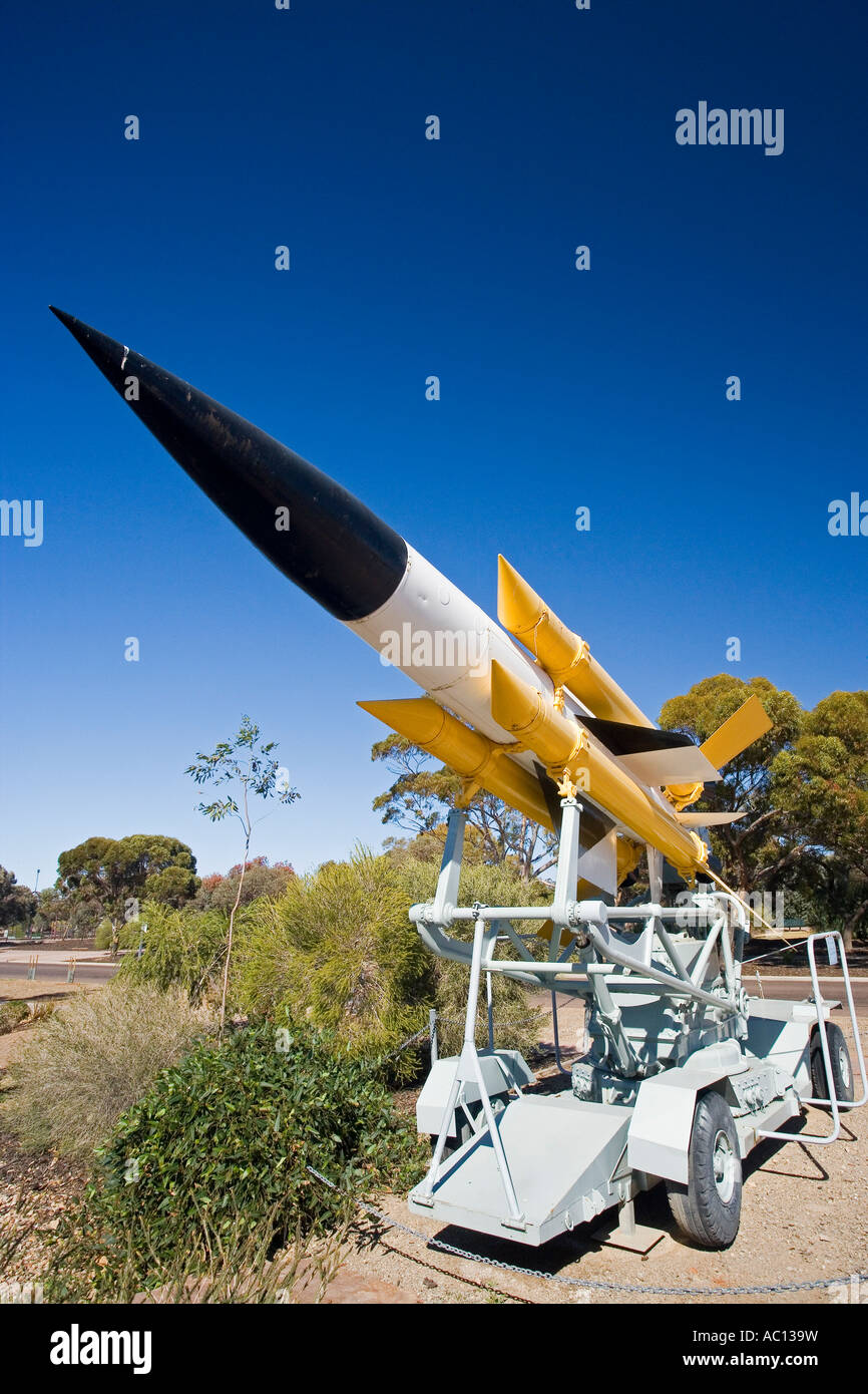 Rocket Woomera Outback South Australia Australia Stock Photo Alamy