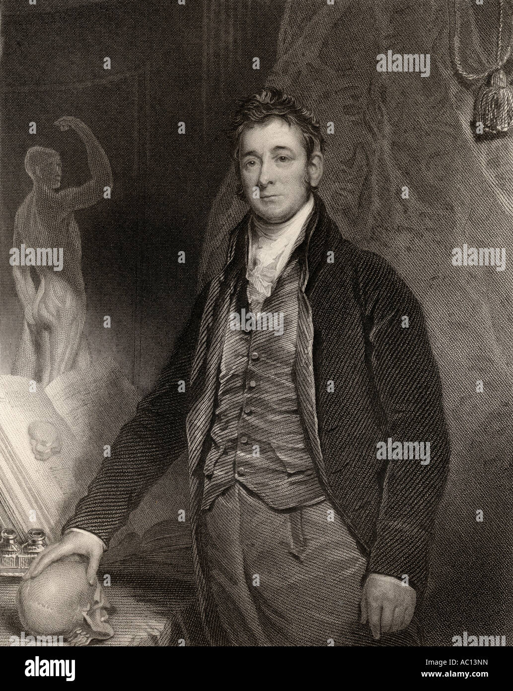 Sir Anthony Carlisle, 1768 - 1768. English surgeon and discoverer of electrolysis. Stock Photo