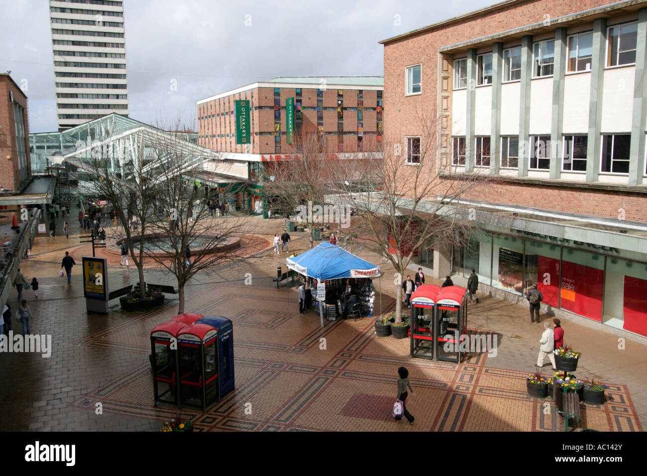 coventry city The Precinct shopping centre england uk gb Stock Photo