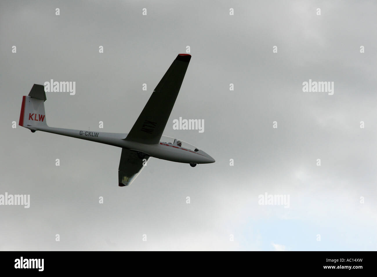 Glider at Sutton Bank Stock Photo Alamy