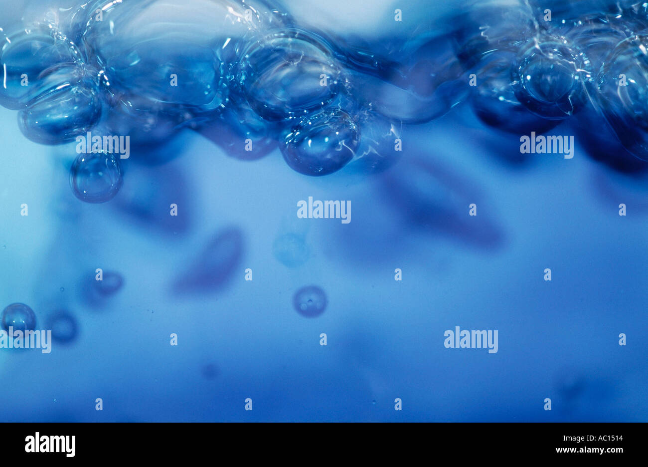 Air bubbles in water Stock Photo Alamy