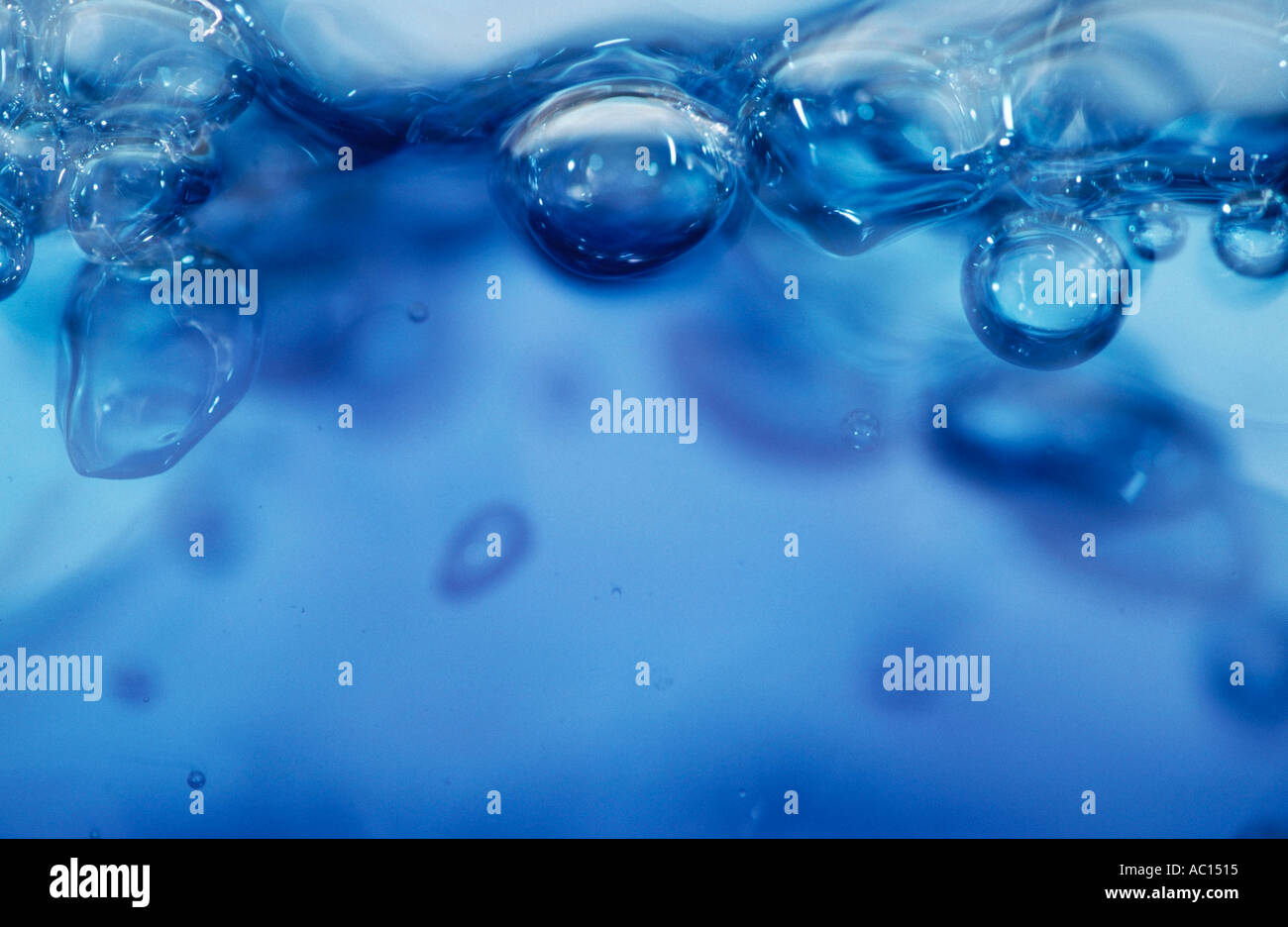 Air bubbles in water Stock Photo Alamy