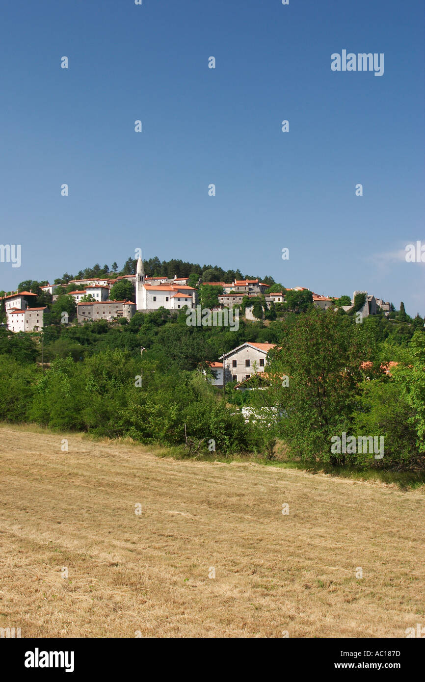 The mediaeval Town of Stanjel in the Vipava valley Slovenia Stock Photo