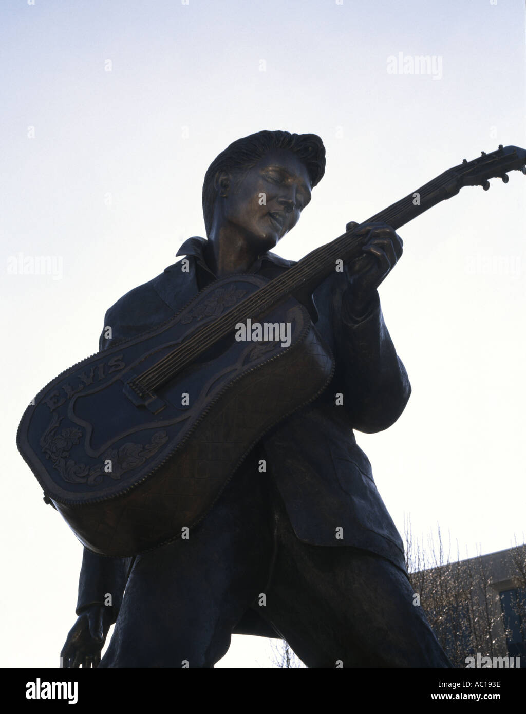 Elvis Presley statue in Memphis Stock Photo Alamy