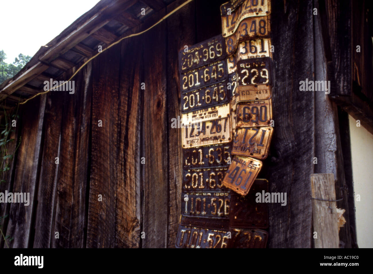Old Car Number Plates Stock Photo - Alamy