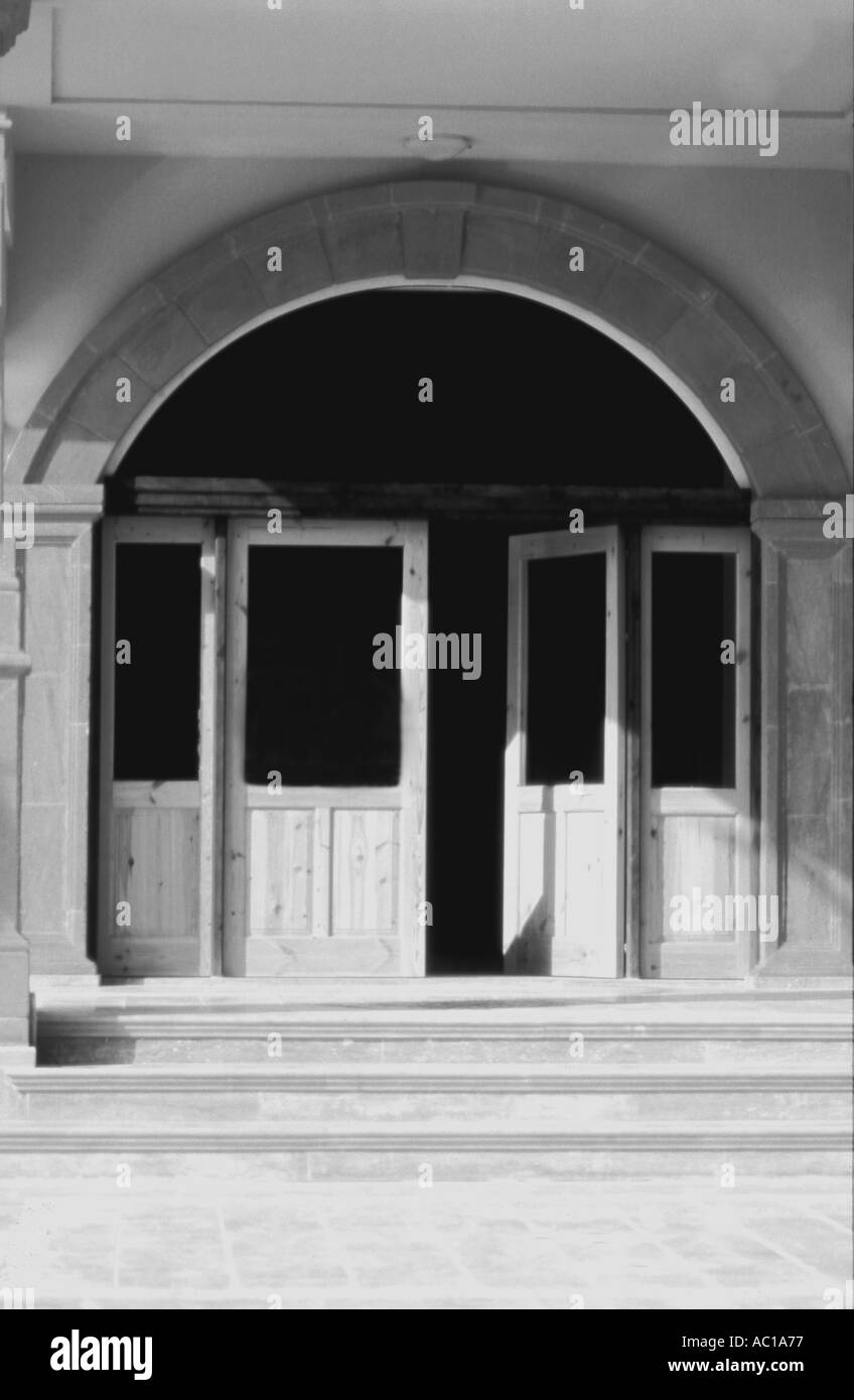 Doorway design Black and White Stock Photos & Images - Alamy