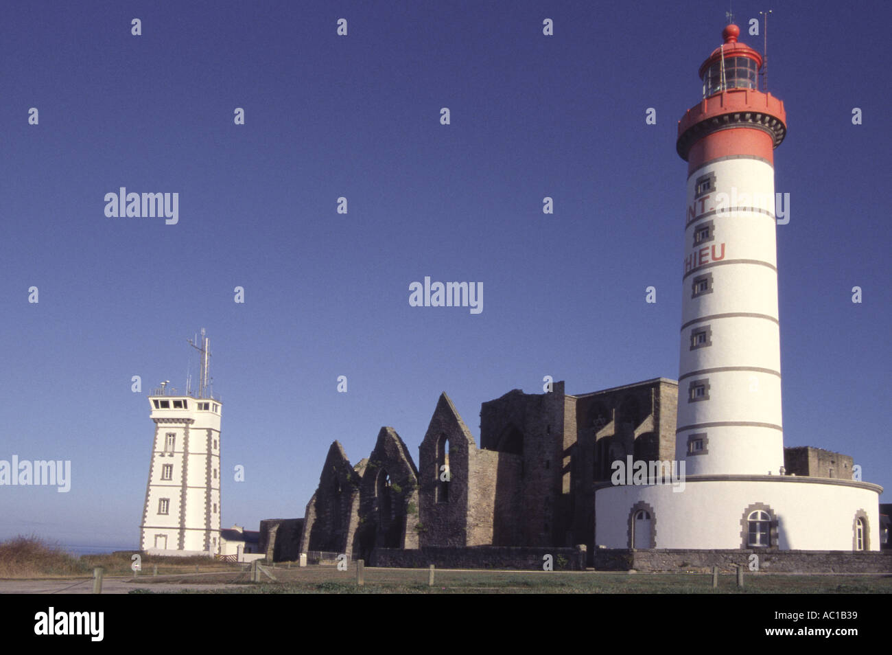 St Mathieu lighthouse Stock Photo - Alamy