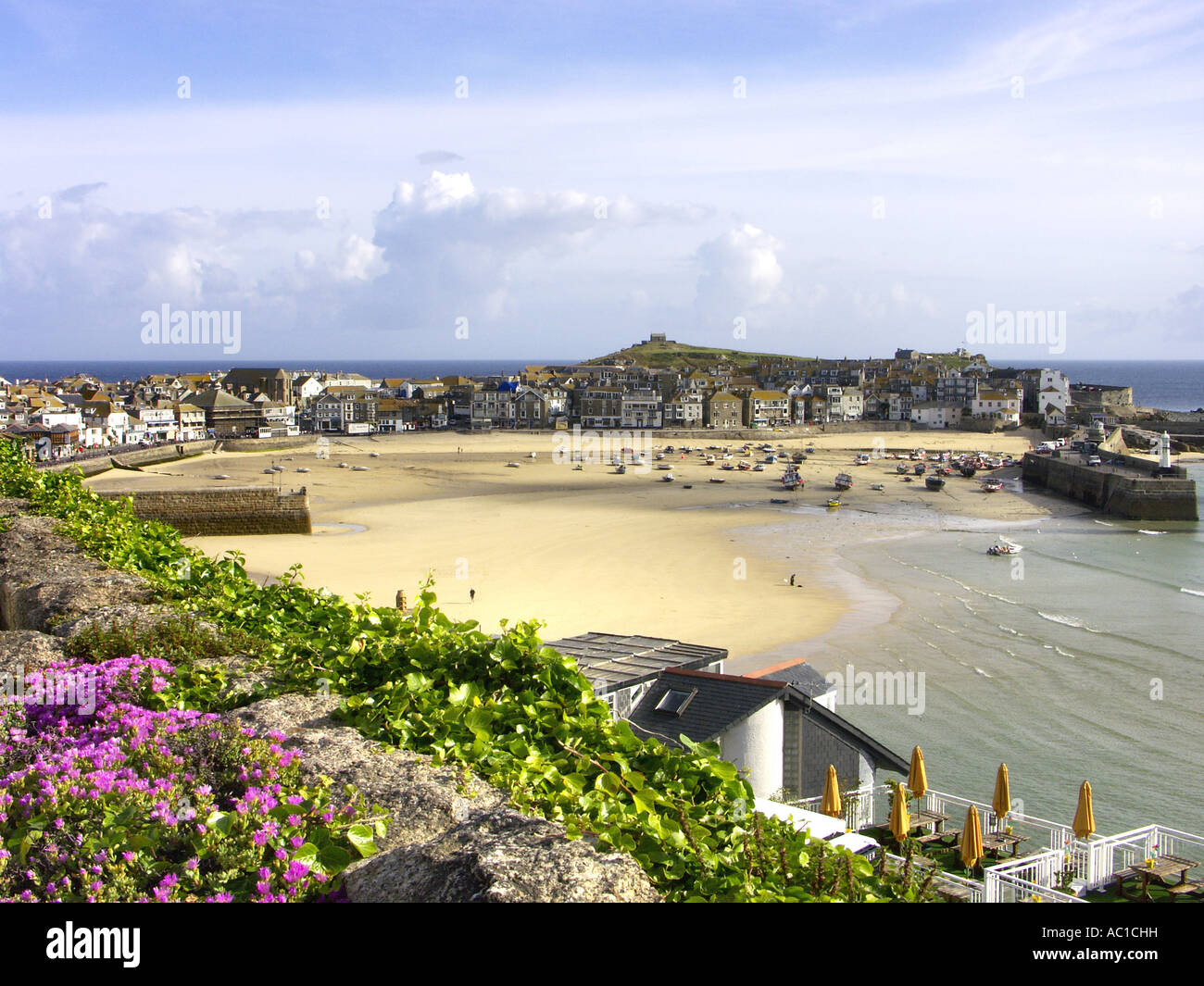 elevated-shot-of-st-ives-harbour-stock-photo-alamy