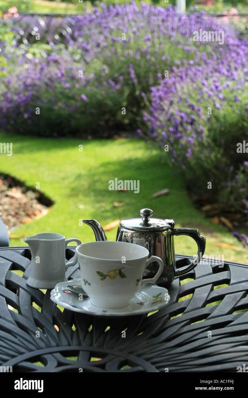 Afternoon Tea Burghley House Stamford Stock Photo Alamy