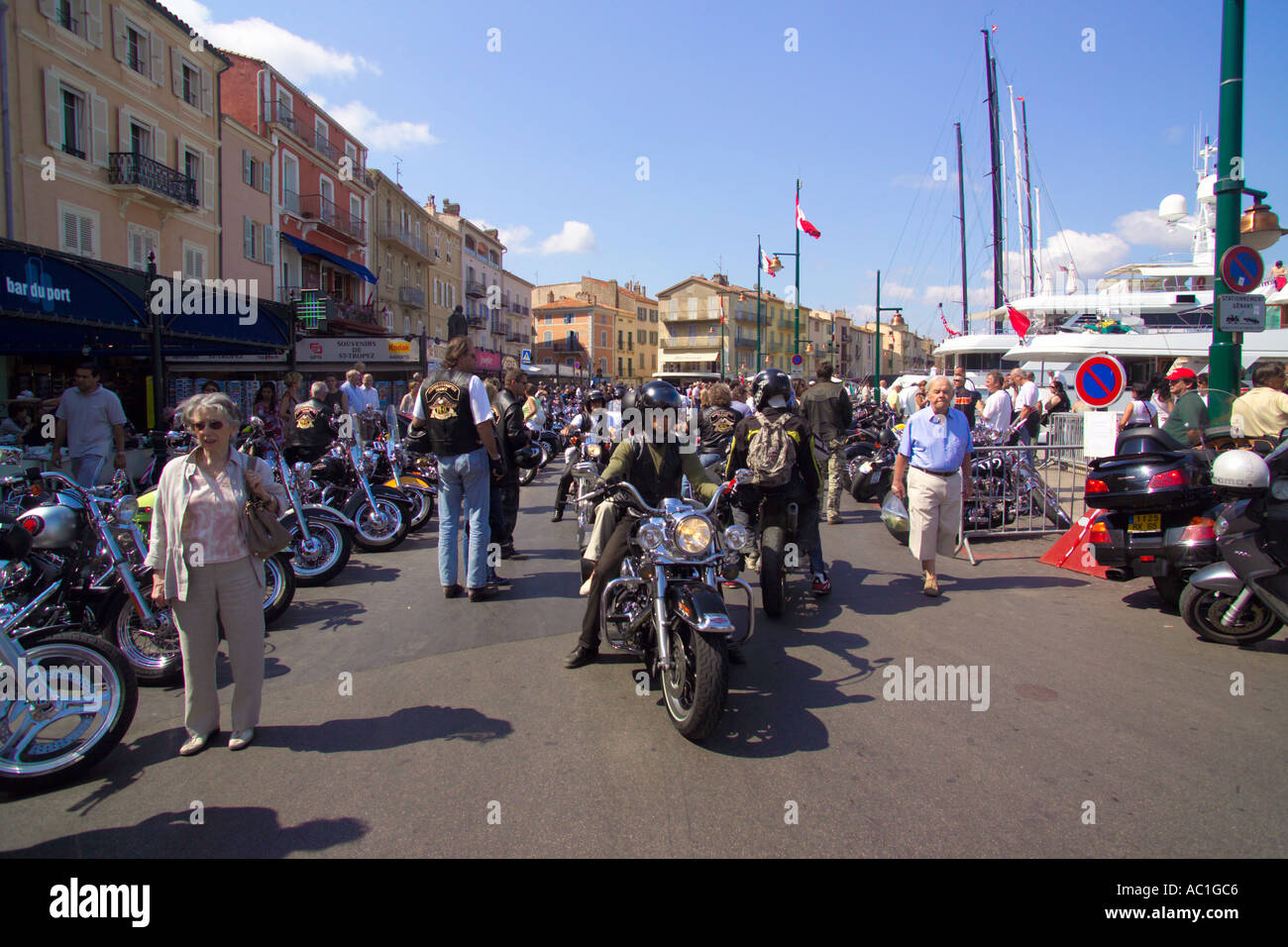 St tropez harley davidson hi-res stock photography and images - Alamy