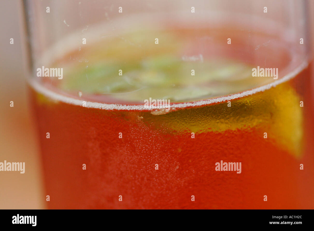 Houston Texas Barbecue Bar B Q BBQ Pimms mint Stock Photo