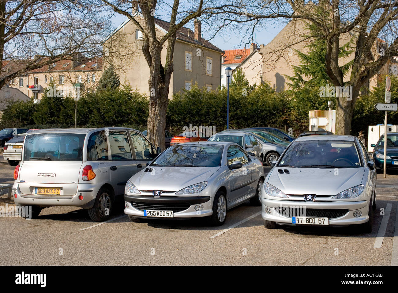 CAR PARKING METZ LORRAINE FRANCE Stock Photo Alamy