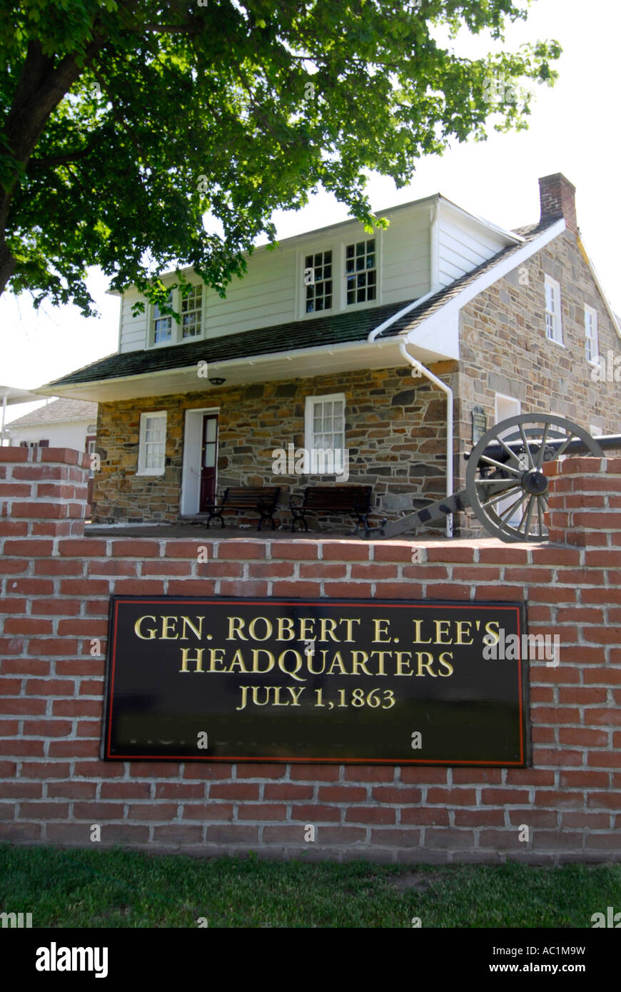 General Robert E Lee s headquarters at the Gettysburg National