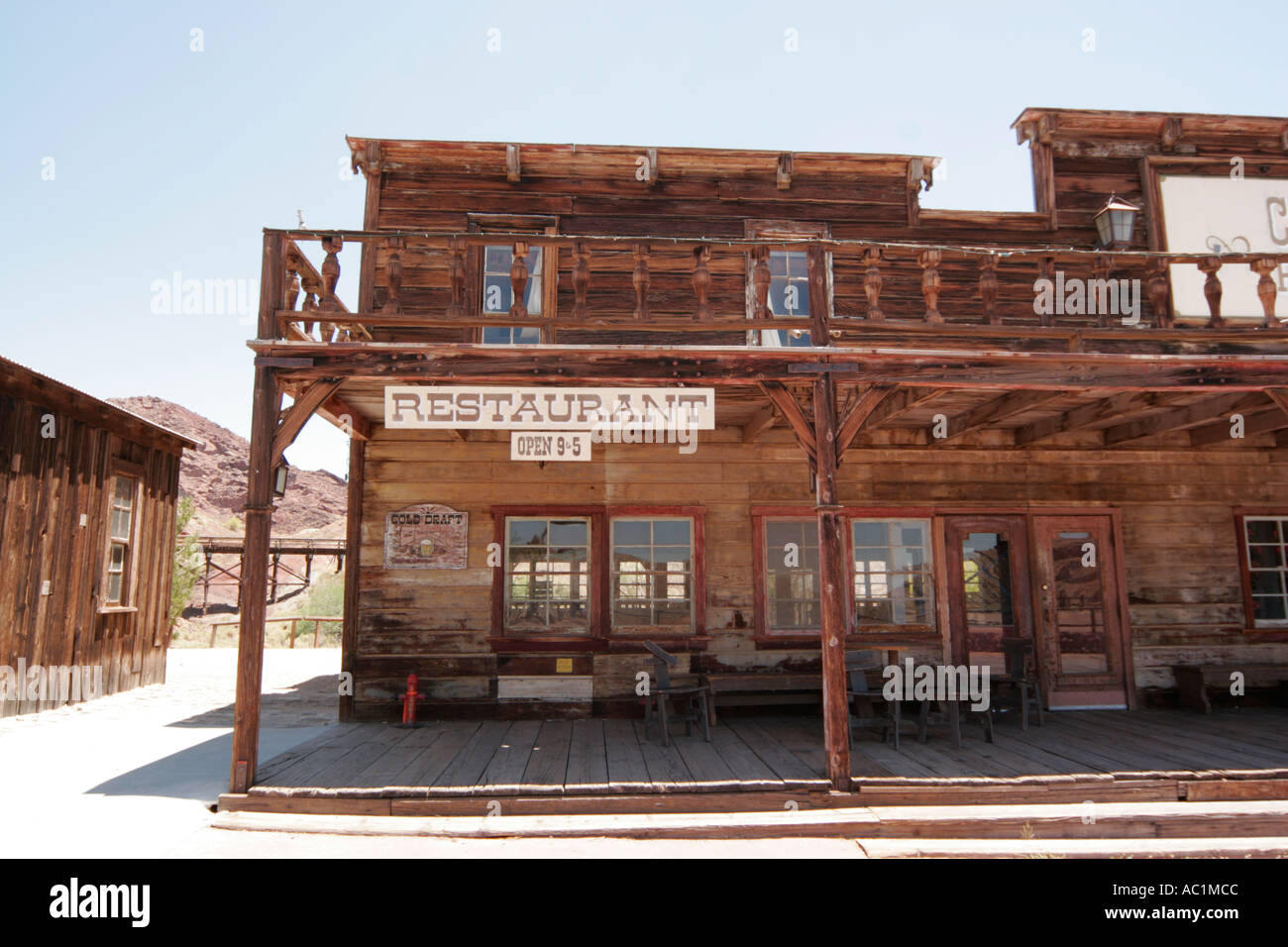 Calico Ghost Town Barstow California USA Mining Western Cowboy Stock