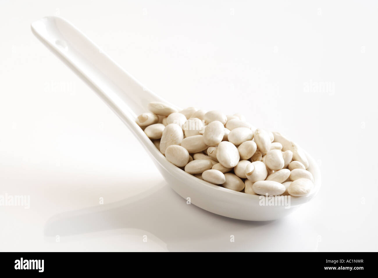 Dried white kidney beans Stock Photo Alamy