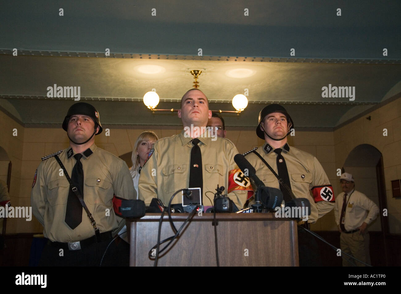 Neo-Nazi Leader Jeff Schoep Stock Photo