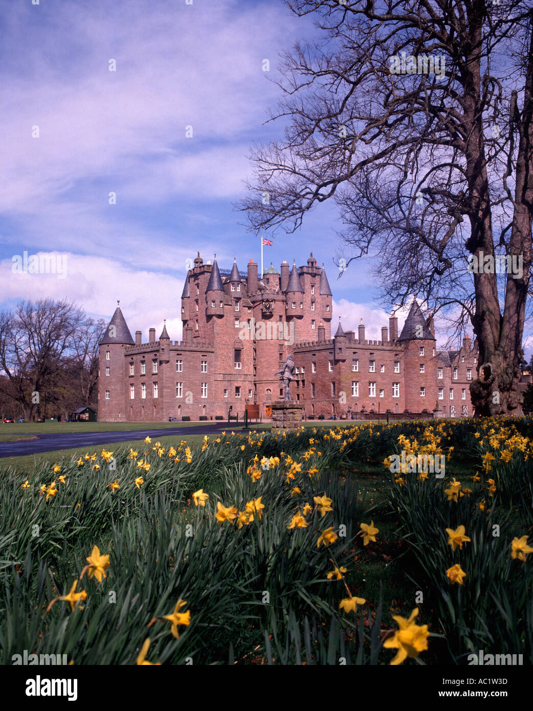 Glamis Castle, Angus, Scotland, UK Stock Photo