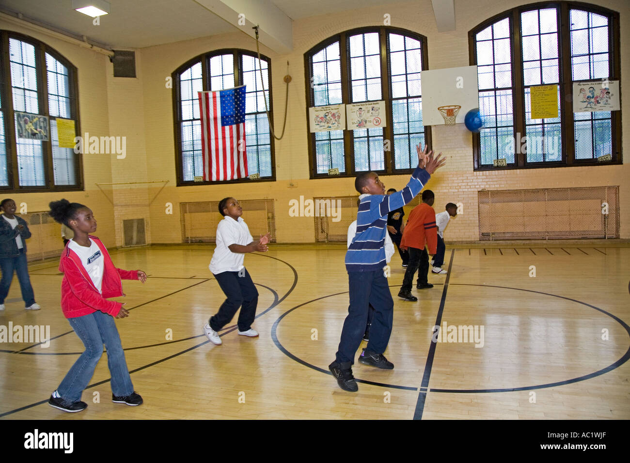 Guyton Elementary School in Detroit Stock Photo Alamy
