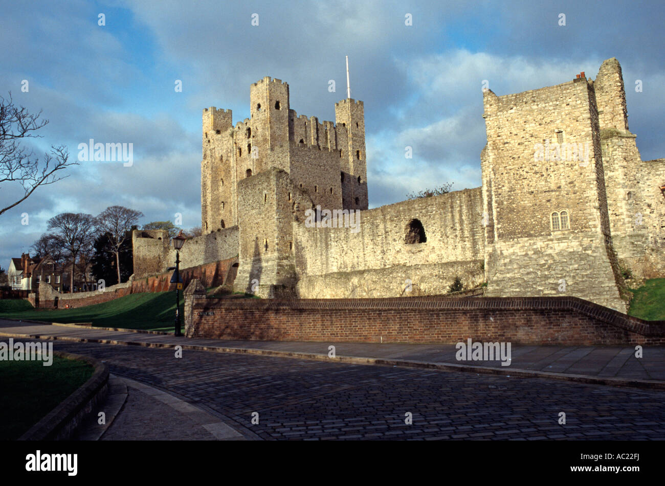 rochester castle kent england uk gb Stock Photo - Alamy