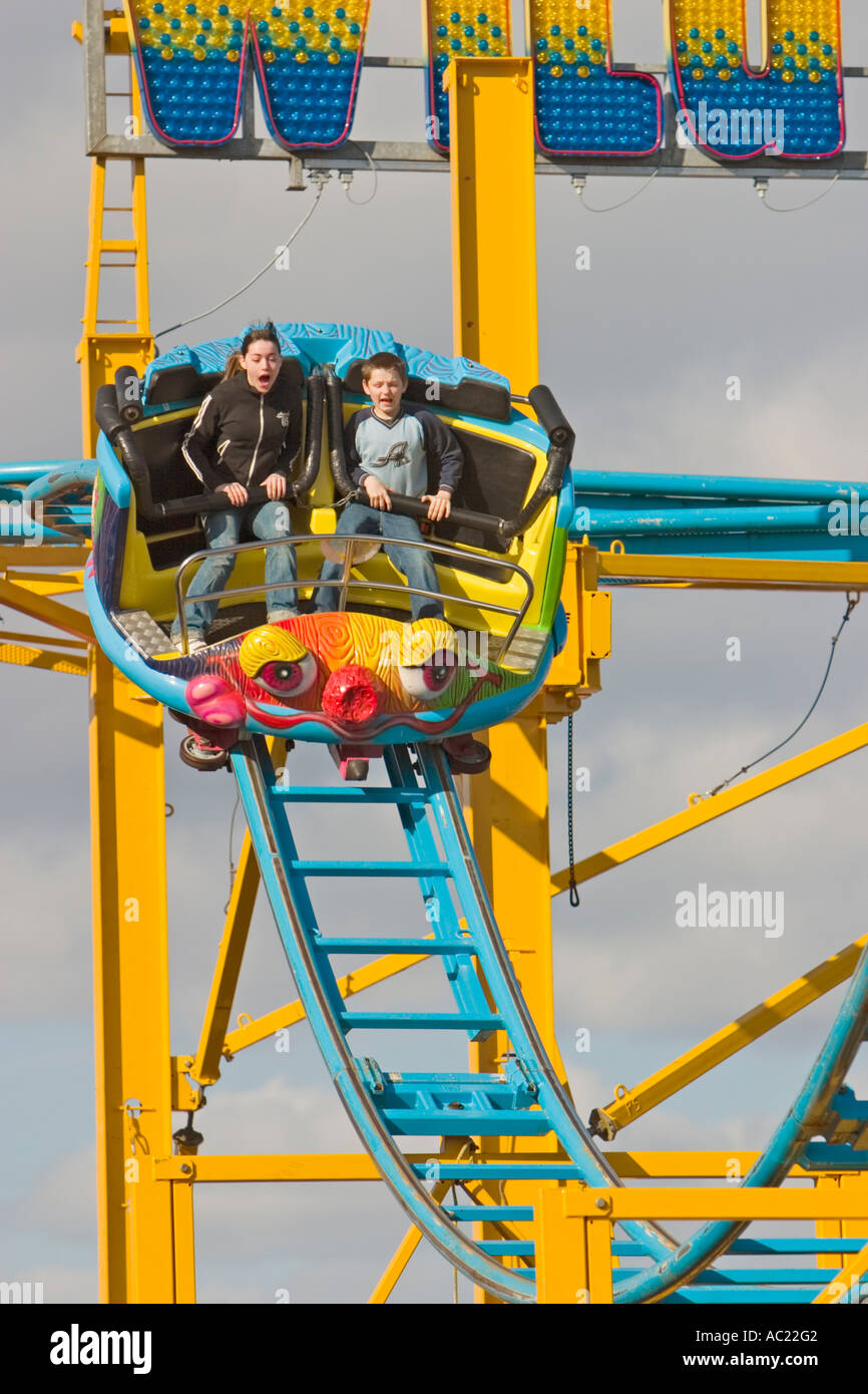 Mad Rats Spinning Wild Mouse Roller Coaster POV Golden Horse Front