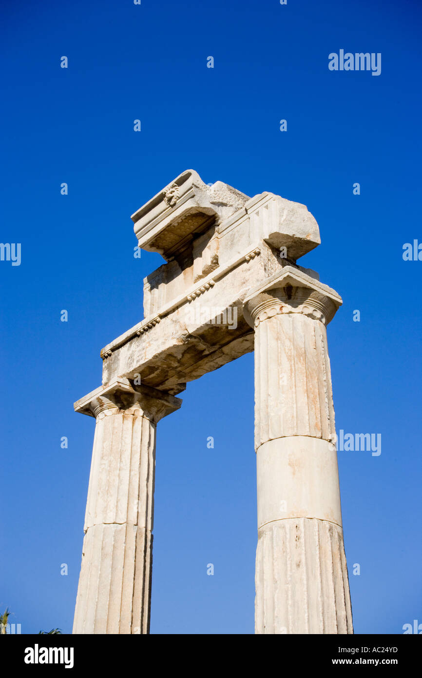 Remains of the Agora Kos Town Kos Greece Stock Photo