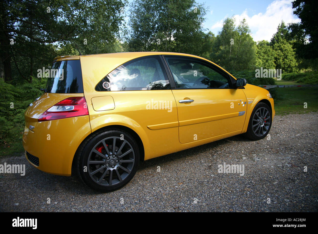 The Mégane Renaultsport 230 F1 Team R26 limited addition commemorating Renault team win formula one 2006 Stock Photo