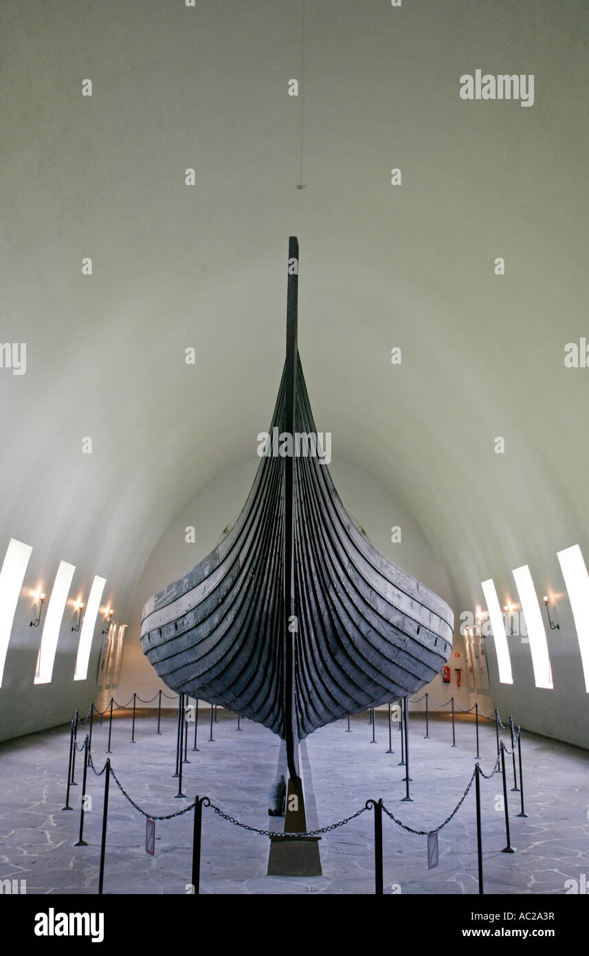 The Gokstad Ship Viking Ship Museum Oslo Norway Europe Stock Photo Alamy