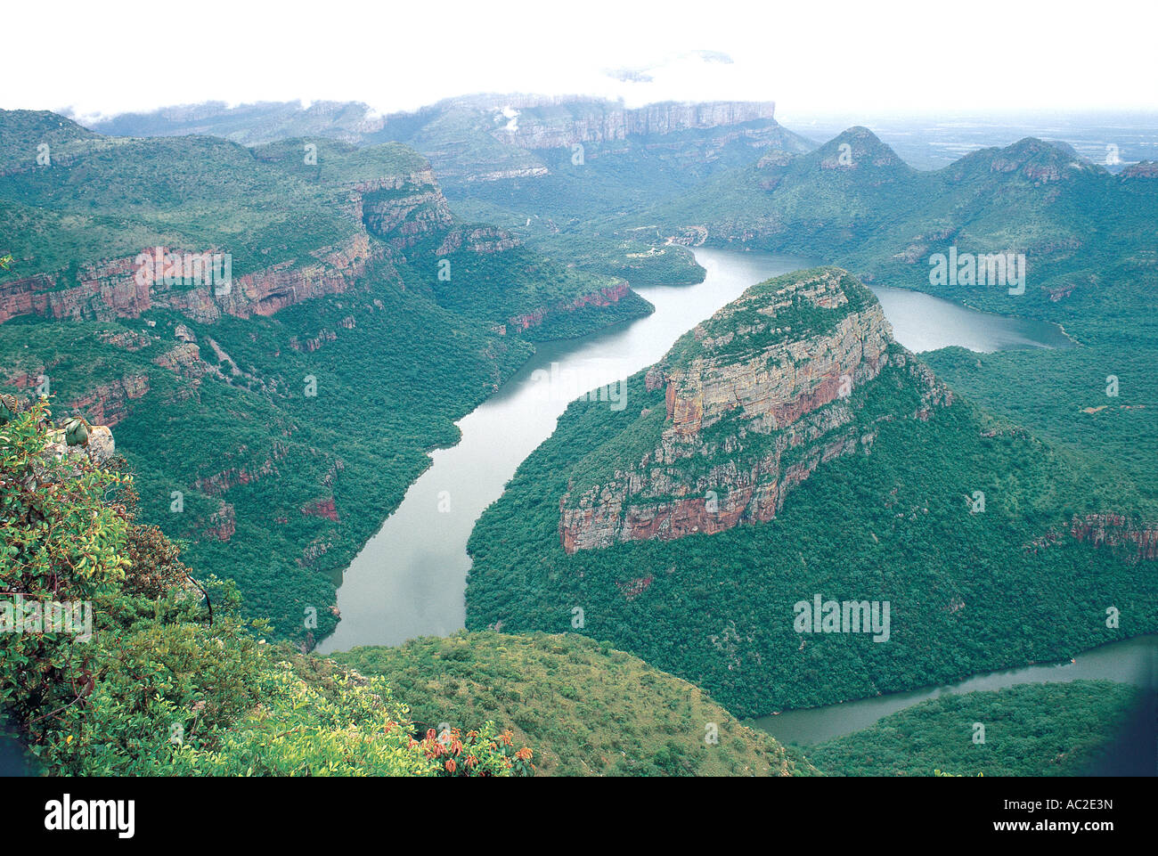 Blyderiver Canyon a popular tourist spot near Kruger Park South Africa Stock Photo