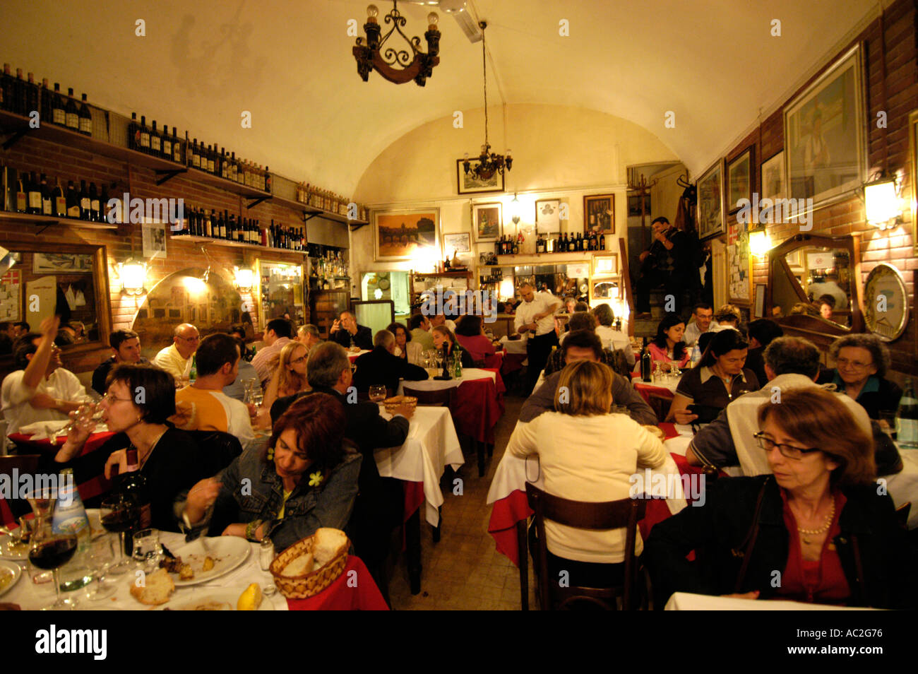Italian Restaurant Interior High Resolution Stock Photography and