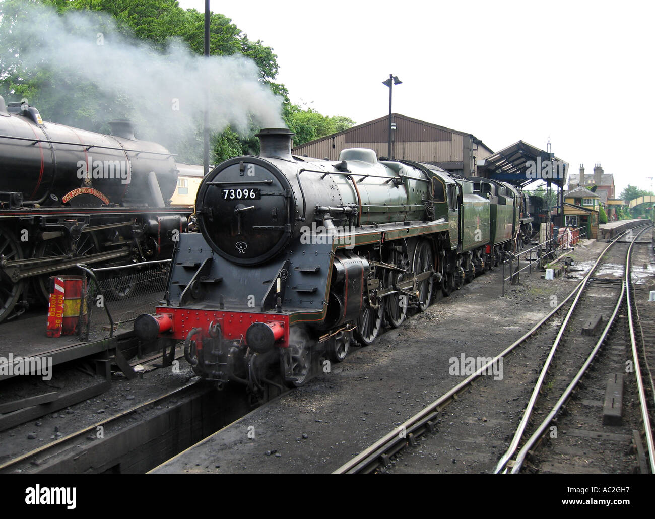 British Railways Locomotive 73096 at Ropley Hampshire UK Stock Photo
