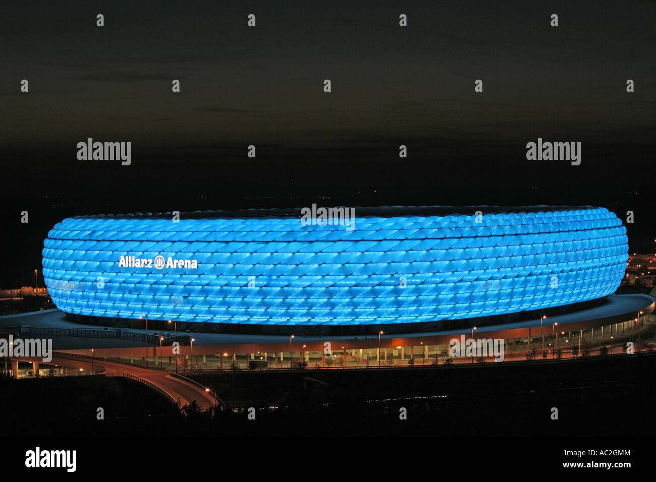 Allianz Arena Stadium At Night Allianz Arena Stadium At Night