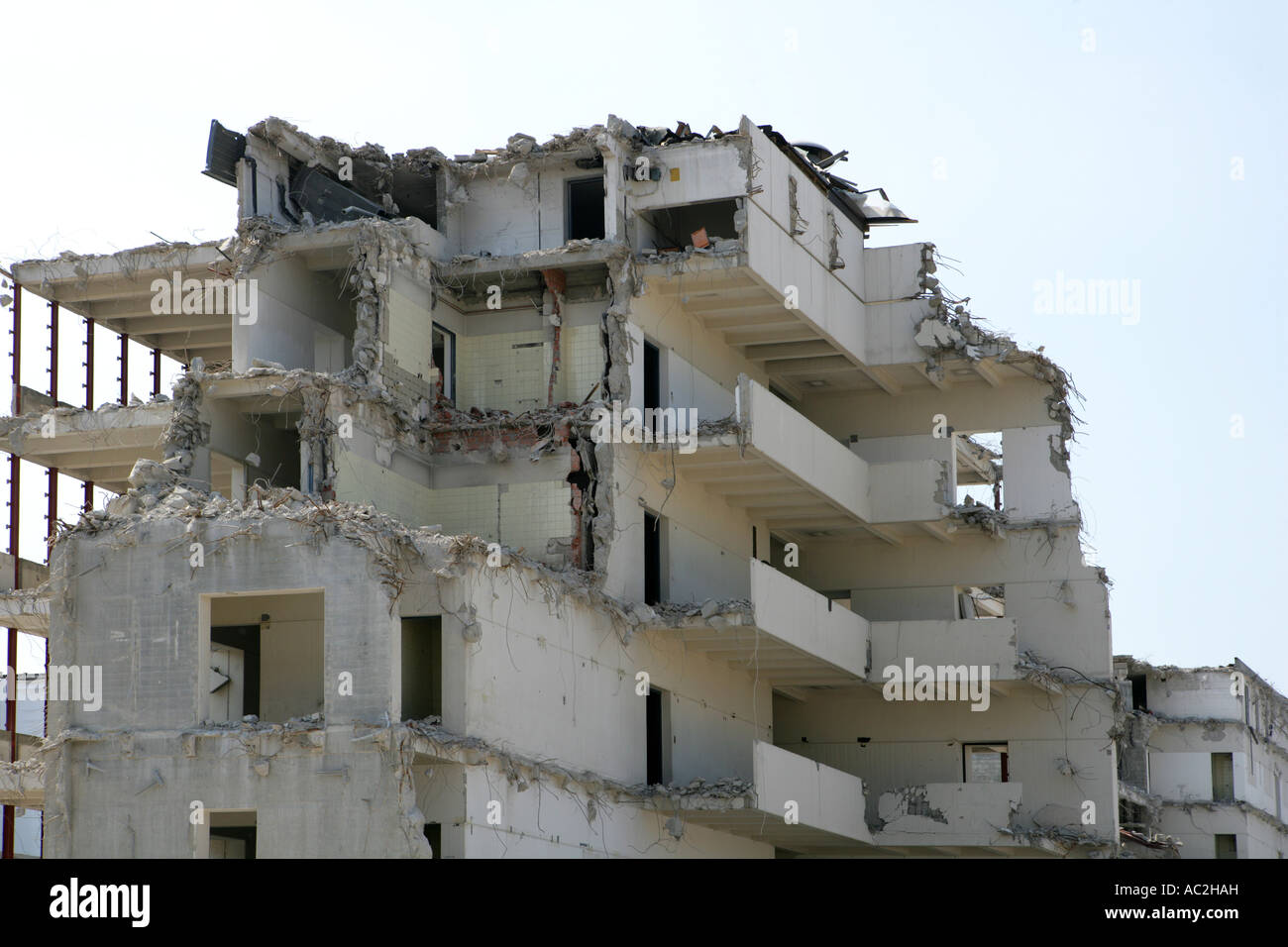 Demolition of flats in Munich, Bavaria, Germany Stock Photo Alamy