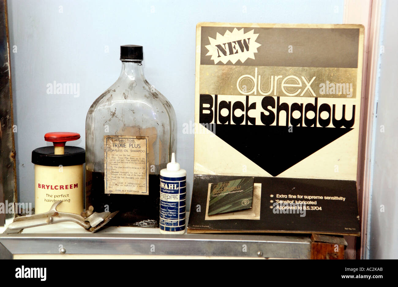 A ladies and gents hairdressers at Aberdare in the South Wales Valleys