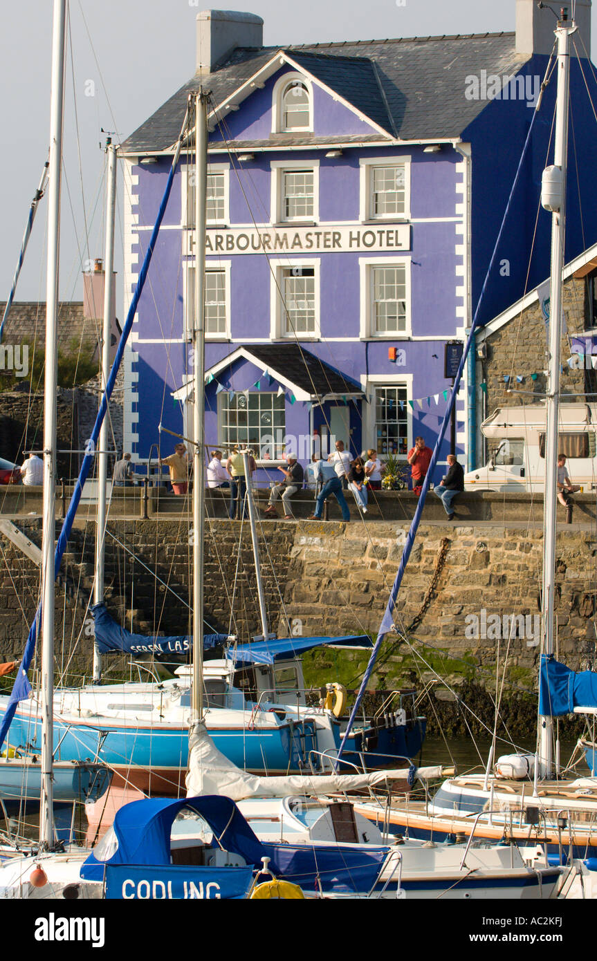 Harbourmaster Hotel Aberaeron Ceredigion Wales GB Stock Photo